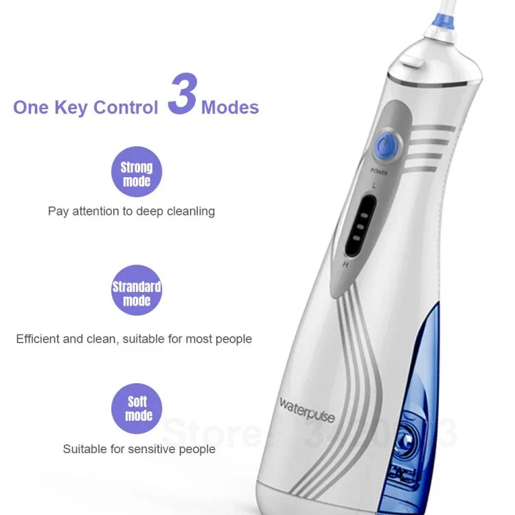 Irrigateur buccal dentaire sans fil rechargeable USB Waterpulse V400Plus, V400Plus, prise : UK