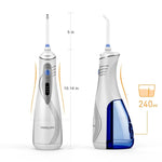 Irrigateur buccal dentaire sans fil rechargeable USB Waterpulse V400Plus, V400Plus, prise : UK