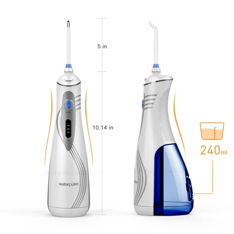 Irrigateur buccal dentaire sans fil rechargeable USB Waterpulse V400Plus, V400Plus, prise : UK