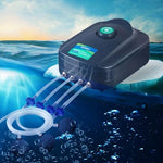 SOBO SB-988 Pompe à Air Silencieuse Aquarium 12W 4 Sorties Débit Réglable, Pompe à Oxygène pour Aquarium, SOBO SB-988