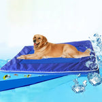 Lit Tapis Rafraîchissant pour Chien, Maison de Chien, Tapis de Refroidissement pour Animaux de Compagnie, Coussin de Tapis de Chien Détachable, Taille Moyenne : 63*44*4cm
