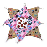Hamac en toile pour animaux de compagnie, agréable et chaud, pour chat, hamster, tapis, lit pour animaux de compagnie, taille M, 33 x 30 cm, couleur aléatoire, taille : 33 x 30 cm