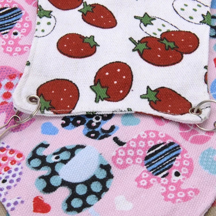 Hamac en toile pour animaux de compagnie, agréable et chaud, pour chat, hamster, tapis, lit pour animaux de compagnie, taille M, 33 x 30 cm, couleur aléatoire, taille : 33 x 30 cm