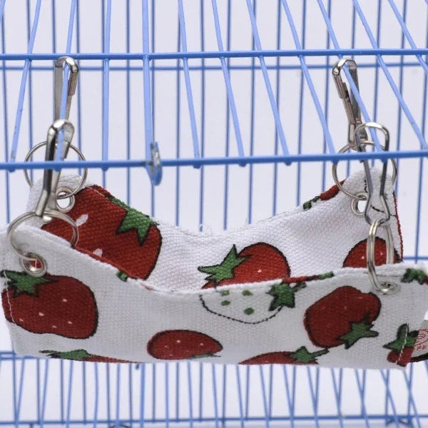 Hamac en toile pour animaux de compagnie, agréable et chaud, pour chat, hamster, tapis, lit pour animaux de compagnie, taille M, 33 x 30 cm, couleur aléatoire, taille : 33 x 30 cm