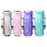 Tablier sans manches pour animaux de compagnie, robe de beauté, blouse d'esthéticienne pour animaux de compagnie, vêtement imperméable, tabliers de magasin pour animaux de compagnie, M, longueur : 93 cm, taille : M couleur : argent