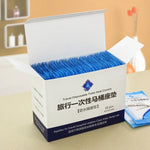 50 pièces housses jetables pour siège de toilette Tapis de siège de toilette, 50 pièces housses de siège de toilette