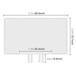 Draps de couette de voyage jetables épaissis pour hôtel, hygiène renforcée, réduction des infections, taille : 2*2,2 m, Draps de couette taille : 2*2,2 m
