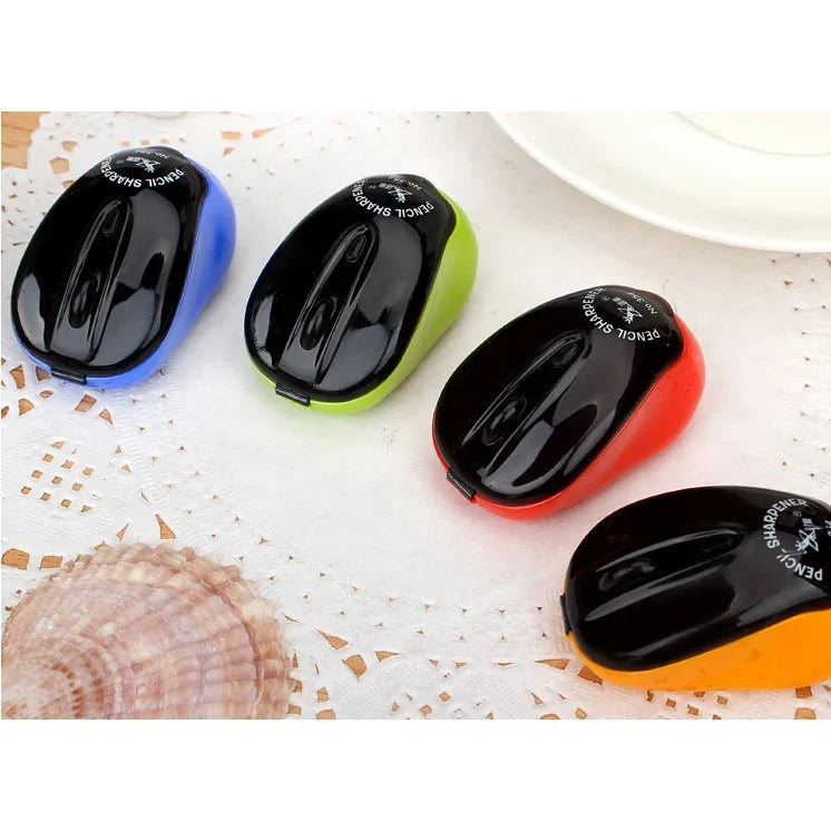 10 taille-crayons créatifs style souris, machine mécanique, fournitures scolaires et de bureau, livraison couleur aléatoire, style souris