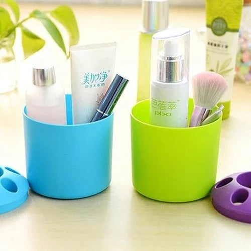 Lot de 10 boîtes de rangement multifonction créatives pour stylos, brosses à dents, fournitures scolaires et de bureau, couleur aléatoire, porte-stylo