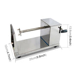 Stainless Steel Manual Spiral Tornado Tower Hand Shake Potato Rotary Chips Twister Slicer Cutter, Hand Shake