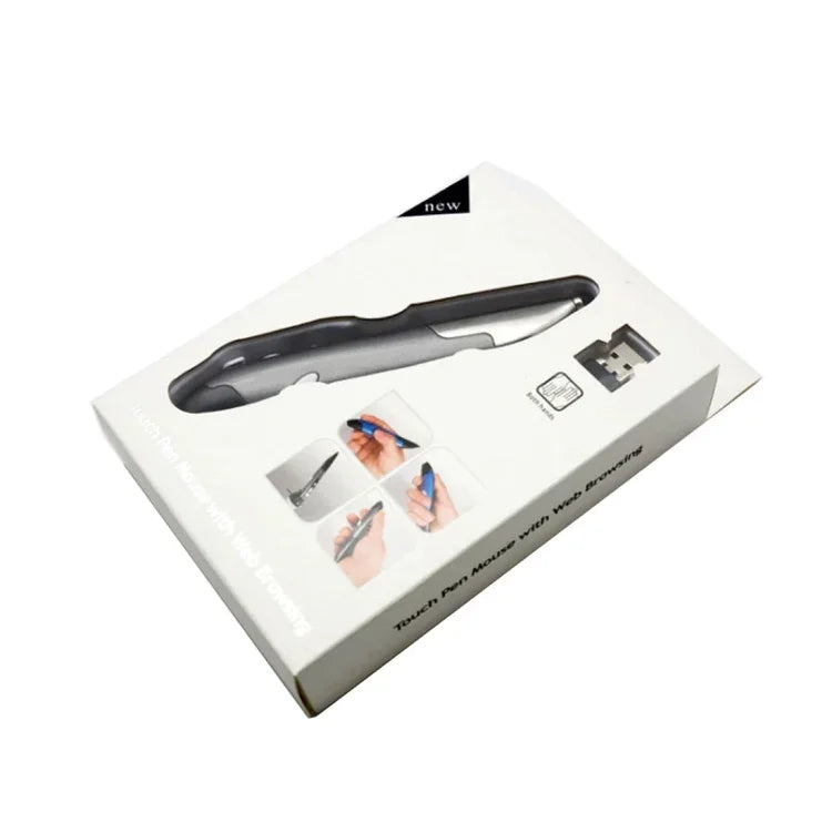 Souris sans fil intelligente portative 2,4 GHz innovante de style stylo pour PC portable, rouge, bleu, gris