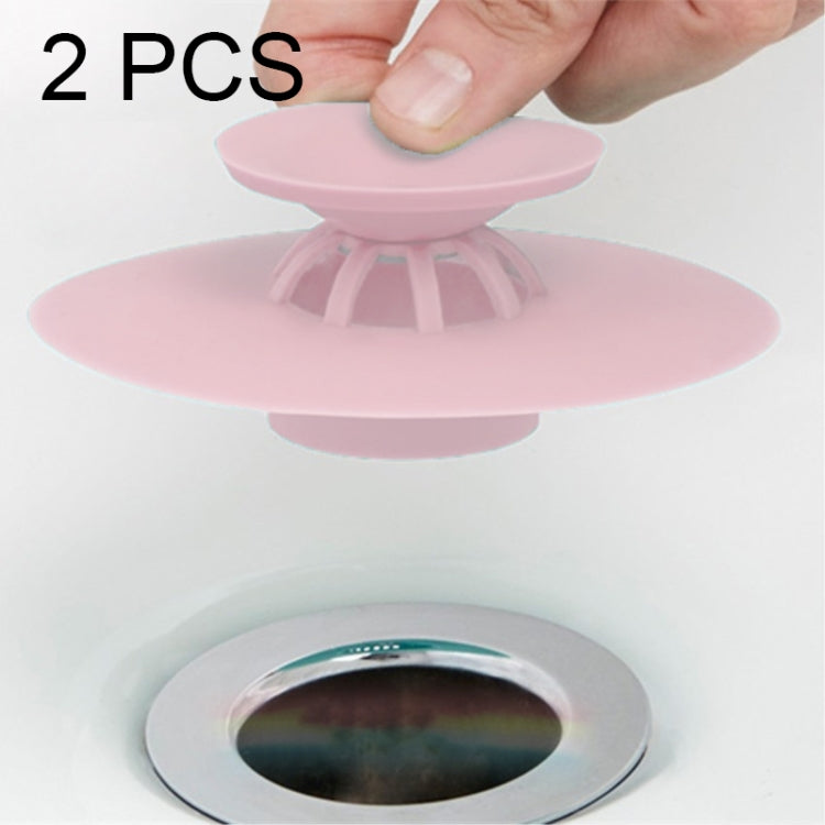2 pièces bouchon de drain en silicone désodorisant pour évier, baignoire, protection de drain de sol