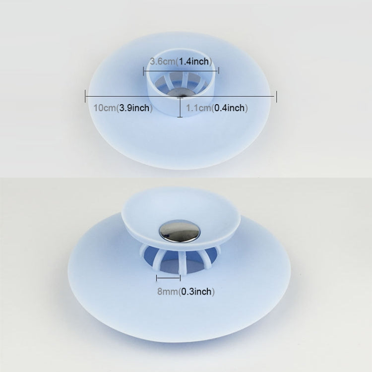 2 pièces bouchon de drain en silicone désodorisant pour évier, baignoire, protection de drain de sol