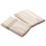100 spatules en bois de 15 cm, outils d'épilation à la cire, bâtonnets de glace, outils d'épilation à la cire