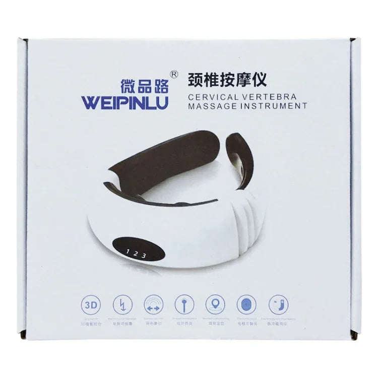 Masseur corporel électrique à impulsions électriques pour le dos, le cou et les épaules, avec chargement USB et batterie de 1300 mAh