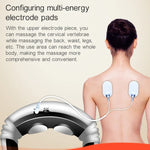 Masseur corporel électrique à impulsions électriques pour le dos, le cou et les épaules, avec chargement USB et batterie de 1300 mAh