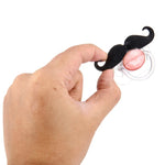 Sucette Bébé Détente Moustache Drôle, 2 Sucettes