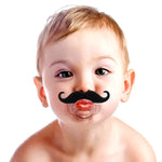 Sucette Bébé Détente Moustache Drôle, 2 Sucettes