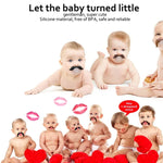 Sucette Bébé Détente Moustache Drôle, 2 Sucettes