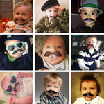 Sucette Bébé Détente Moustache Drôle, 2 Sucettes