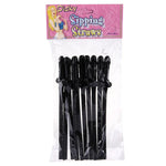 10 Pailles Dicky, Longueur : environ 19cm, Paille Dicky (Noir)