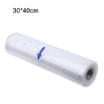 Sacs de conservation alimentaire en rouleau, sacs de conservation pour la cuisine, sacs PE pour garder les aliments frais, sacs à céréales, taille : 30 x 40 cm