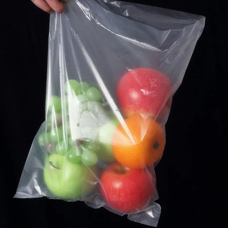 Sacs de conservation alimentaire en rouleau, sacs de conservation pour la cuisine, sacs PE pour garder les aliments frais, sacs à céréales, taille : 30 x 40 cm