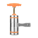 3 moules Ménage Manuellement Petite Machine à Pâtes Manuelle en Acier Inoxydable, 3 moules
