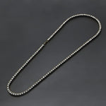 Collier chaîne en alliage incrusté de cristaux, style hip-hop punk, pour homme, taille : 30 pouces