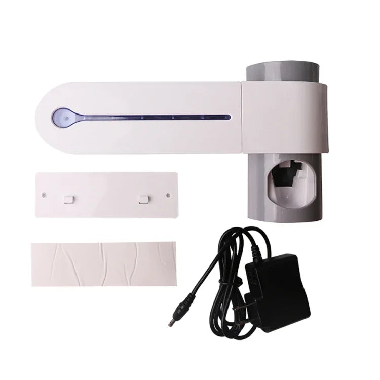 Distributeur automatique de dentifrice Stérilisateur UV ultraviolet pour brosse à dents Support de rangement