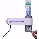 Distributeur automatique de dentifrice Stérilisateur UV ultraviolet pour brosse à dents Support de rangement