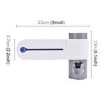 Distributeur automatique de dentifrice Stérilisateur UV ultraviolet pour brosse à dents Support de rangement