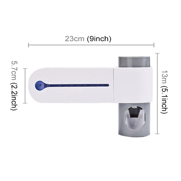 Distributeur automatique de dentifrice Stérilisateur UV ultraviolet pour brosse à dents Support de rangement