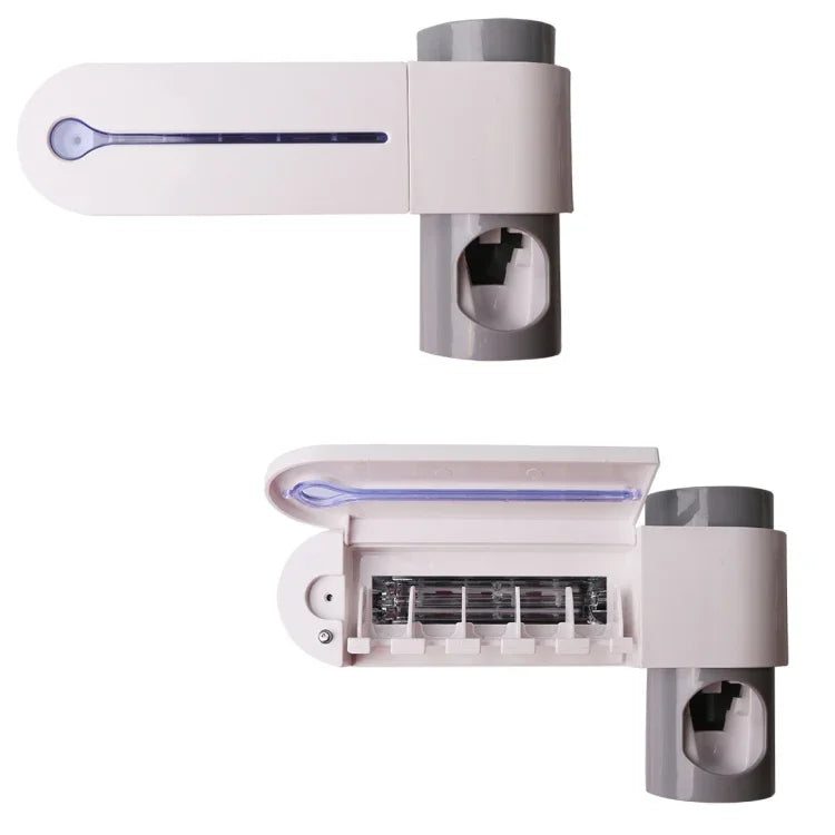 Distributeur automatique de dentifrice Stérilisateur UV ultraviolet pour brosse à dents Support de rangement