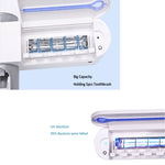 Distributeur automatique de dentifrice Stérilisateur UV ultraviolet pour brosse à dents Support de rangement