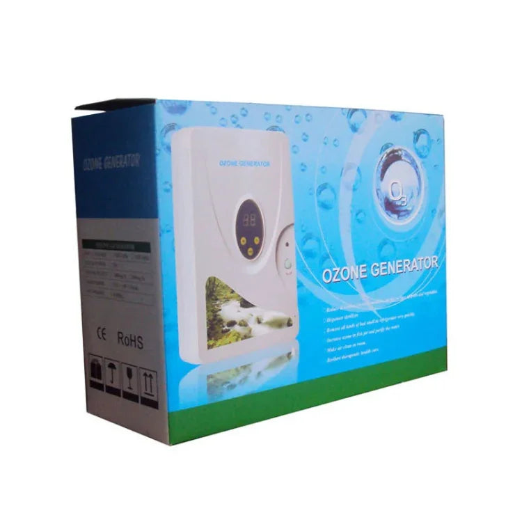 Générateur d'Ozone 600MG Nettoyant Stérilisateur pour Légumes et Fruits, Prise US, Prise EU