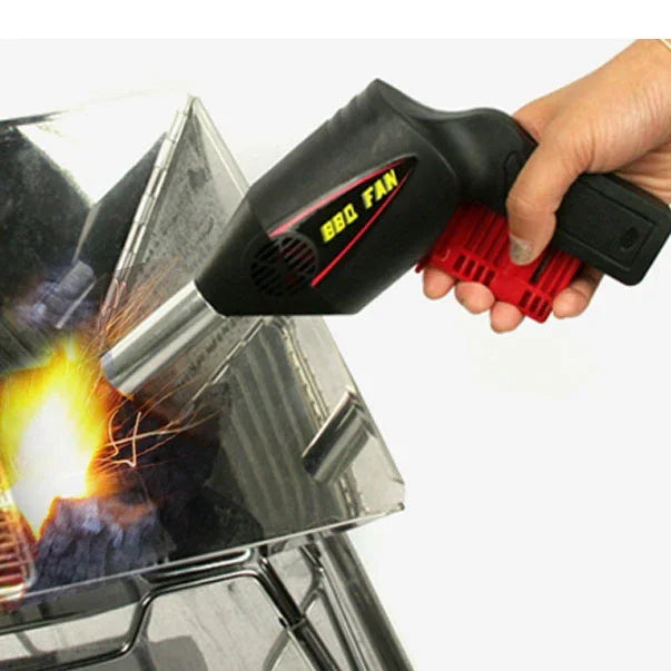 Soufflet manuel portable pour barbecue, outil de soufflage à main pour camping