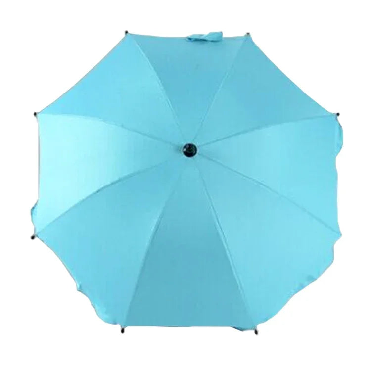 Parapluie en dentelle réglable pour voiturettes de golf, poussettes et fauteuils roulants pour la protection contre la pluie et le soleil, azur, rose