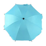 Parapluie en dentelle réglable pour voiturettes de golf, poussettes et fauteuils roulants pour la protection contre la pluie et le soleil, azur, rose
