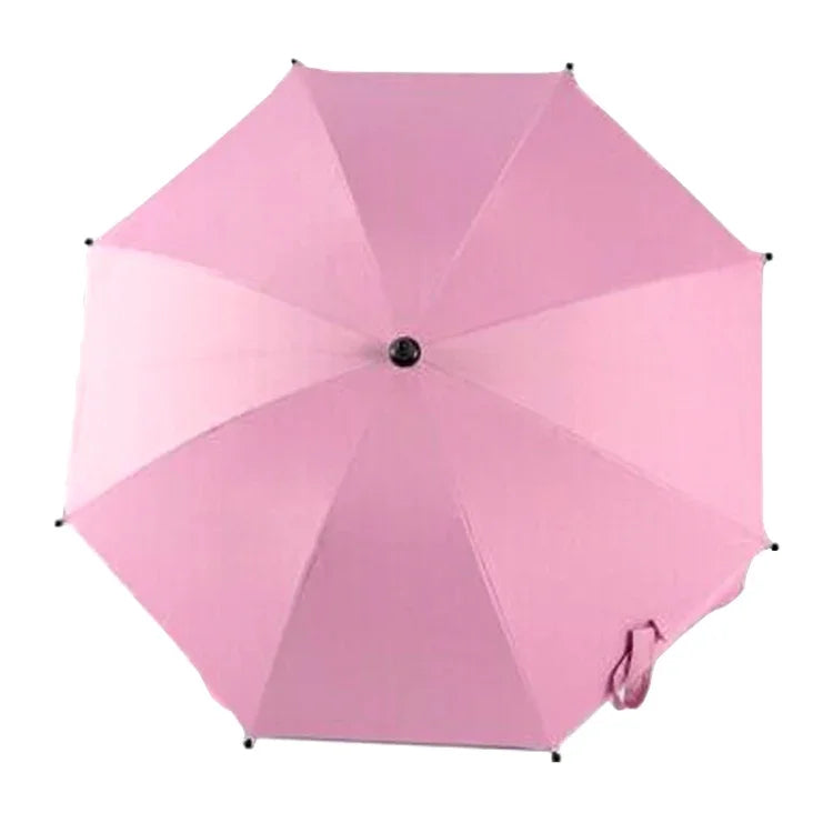 Parapluie en dentelle réglable pour voiturettes de golf, poussettes et fauteuils roulants pour la protection contre la pluie et le soleil, azur, rose