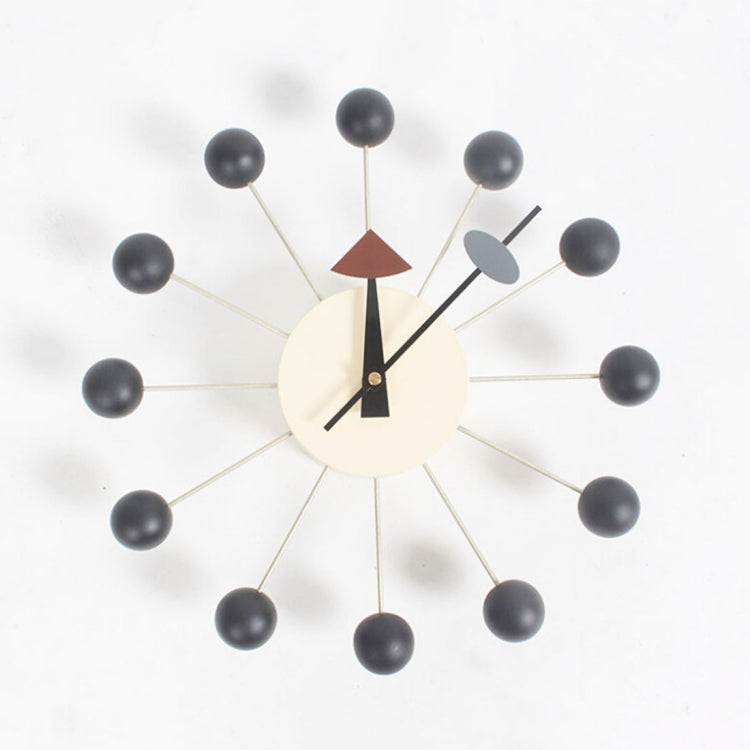 Horloge murale créative minimaliste avec boules circulaires, décoration murale bonbons, Horloge grande roue