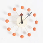 Horloge murale créative minimaliste avec boules circulaires, décoration murale bonbons, Horloge grande roue