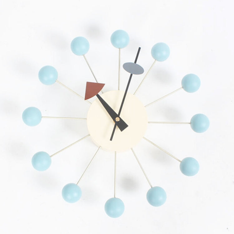 Horloge murale créative minimaliste avec boules circulaires, décoration murale bonbons, Horloge grande roue