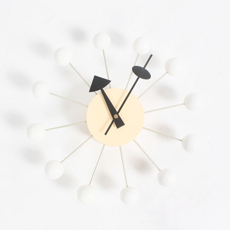 Horloge murale créative minimaliste avec boules circulaires, décoration murale bonbons, Horloge grande roue