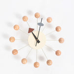 Horloge murale créative minimaliste avec boules circulaires, décoration murale bonbons, Horloge grande roue
