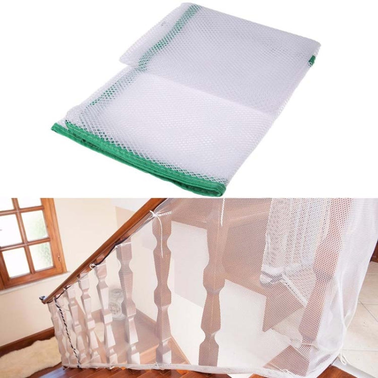 Filet de Sécurité Épais 3m en Corde Tressée pour Balcon et Escalier, Sécurité Enfant