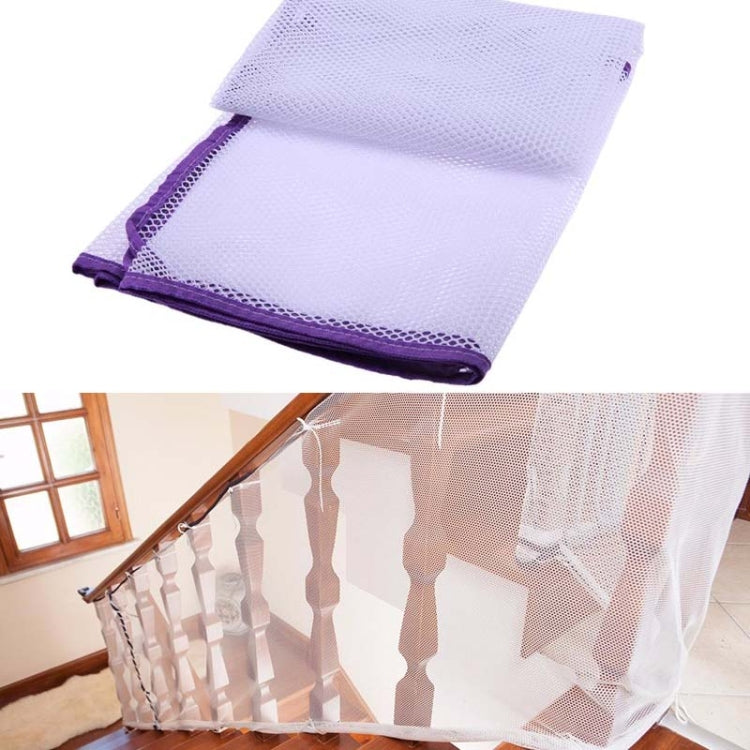 Filet de Sécurité Épais 3m en Corde Tressée pour Balcon et Escalier, Sécurité Enfant