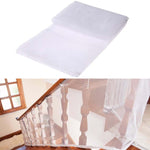 Filet de Sécurité Épais 3m en Corde Tressée pour Balcon et Escalier, Sécurité Enfant