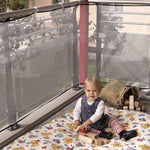 Filet de Sécurité Épais 3m en Corde Tressée pour Balcon et Escalier, Sécurité Enfant