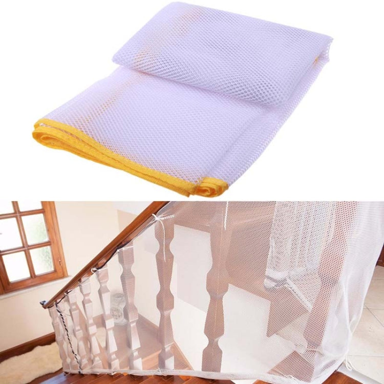 Filet de Sécurité Épais 3m en Corde Tressée pour Balcon et Escalier, Sécurité Enfant
